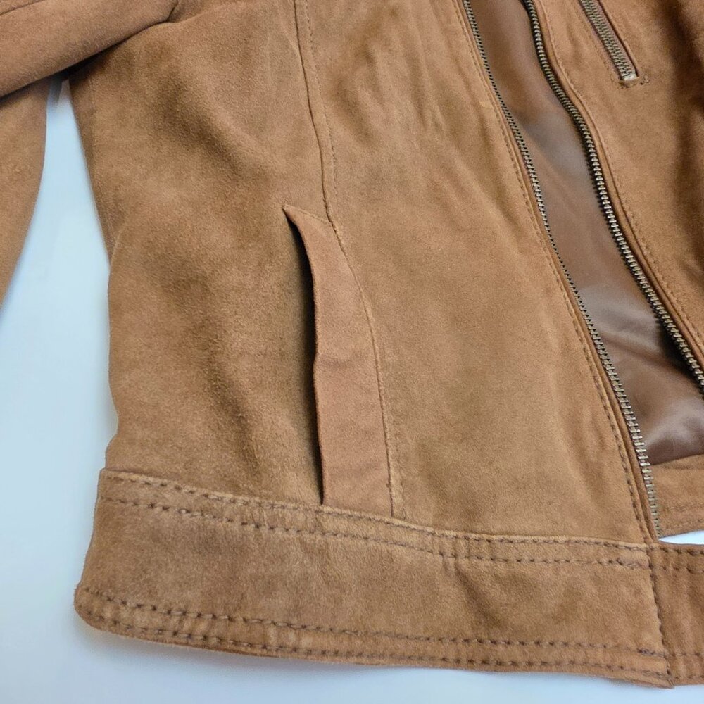 Arizona Jean Company Tan Leather Jacket - Picture 7 of 16